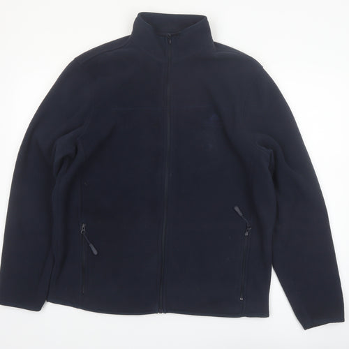 Ozark Trail Men's Blue Fleece Full Zip Outdoor Jacket Size L