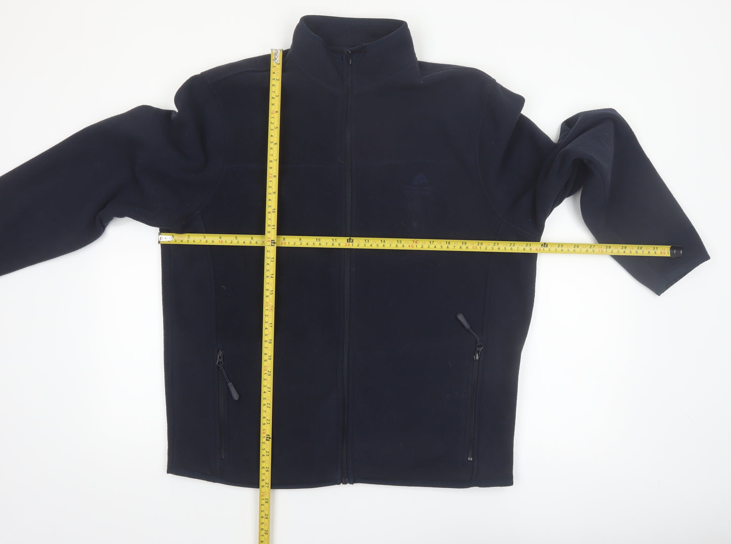 Ozark Trail Men's Blue Fleece Full Zip Outdoor Jacket Size L