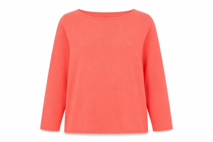 Gap Women’s Red Cotton Boat Neck Long Sleeve Jumper Size S