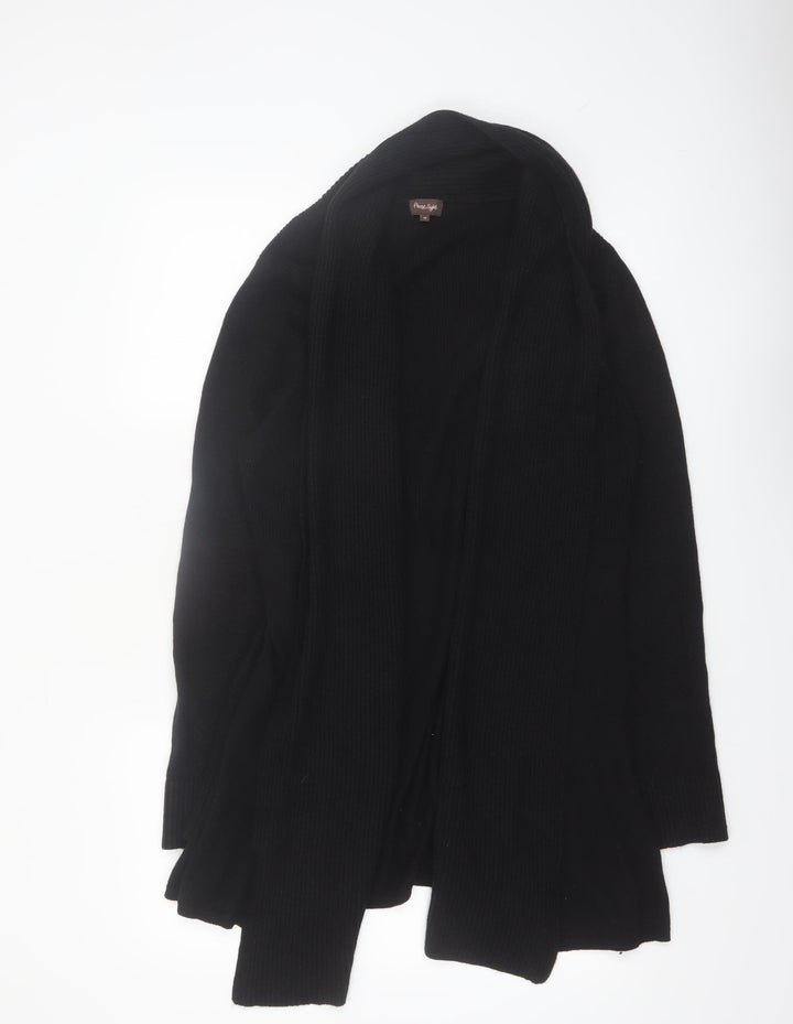 Phase Eight Women's Black Size 16 Open Knit Long Sleeve Cardigan