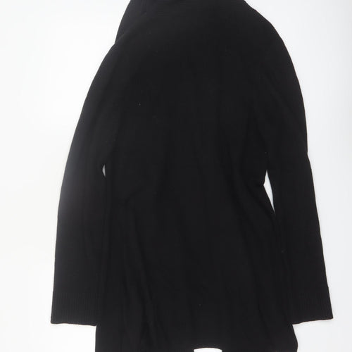 Phase Eight Women's Black Size 16 Open Knit Long Sleeve Cardigan