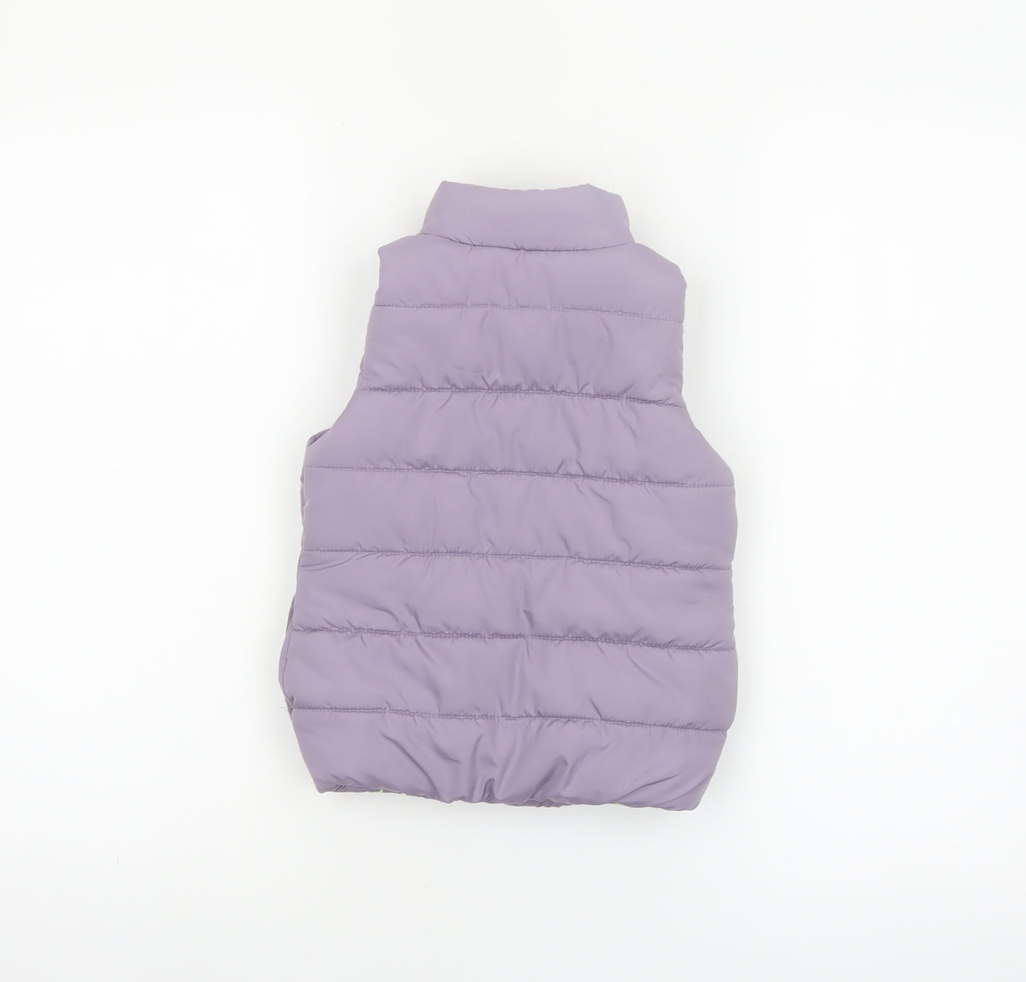 Puma Girls Purple Puffer Waistcoat 2-3 Years Lightweight Quilted Vest