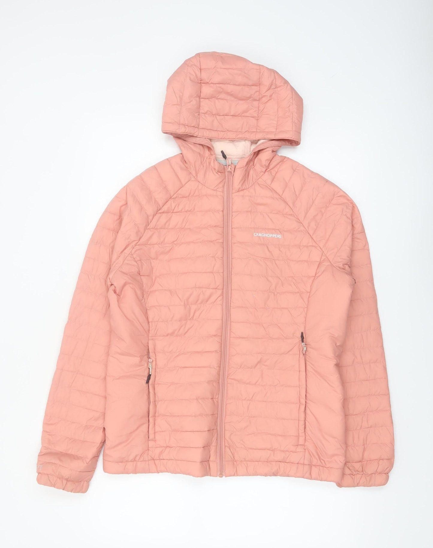 Craghoppers Women’s Pink Hooded Puffer Jacket UK 10