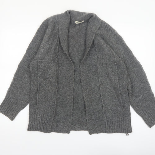 Marks and Spencer Women’s Grey Small Open Cardigan Mohair Blend Knit