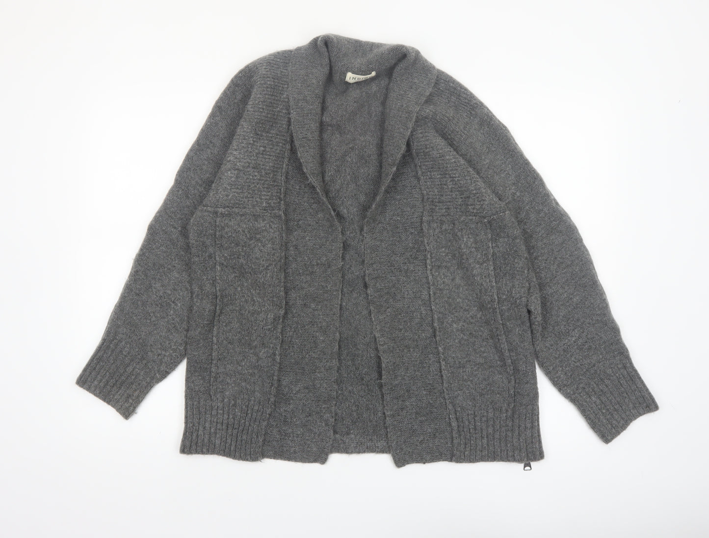Marks and Spencer Women’s Grey Small Open Cardigan Mohair Blend Knit