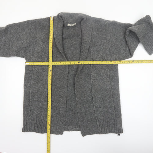 Marks and Spencer Women’s Grey Small Open Cardigan Mohair Blend Knit