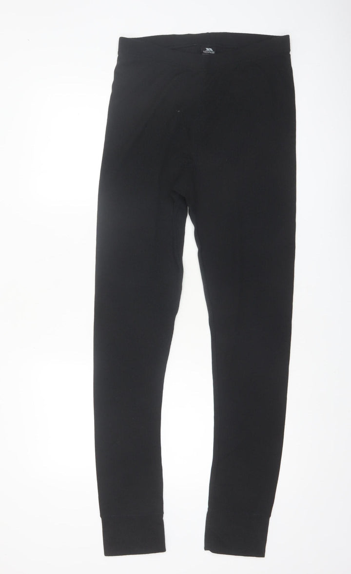 Trespass Womens Black Size 14 Thermal Leggings 100% Polyester