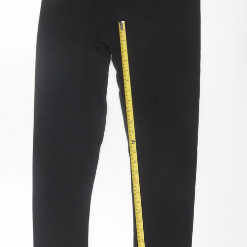 Trespass Womens Black Size 14 Thermal Leggings 100% Polyester