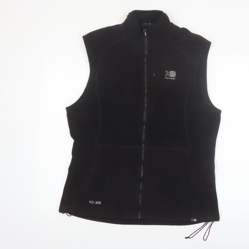 Karrimor Women's Black Fleece Bodywarmer Waistcoat Size 14