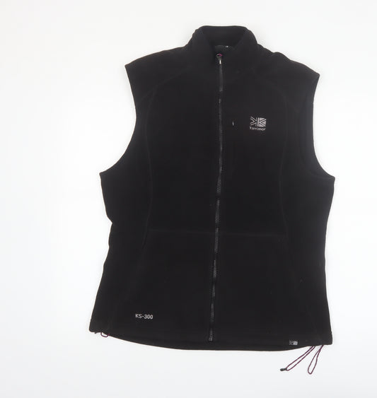 Karrimor Women's Black Fleece Bodywarmer Waistcoat Size 14