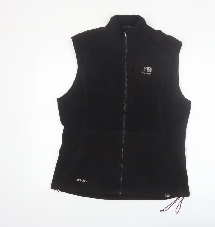 Karrimor Women's Black Fleece Bodywarmer Waistcoat Size 14