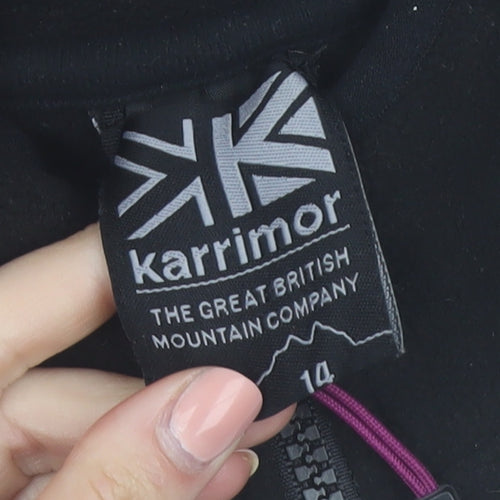 Karrimor Women's Black Fleece Bodywarmer Waistcoat Size 14