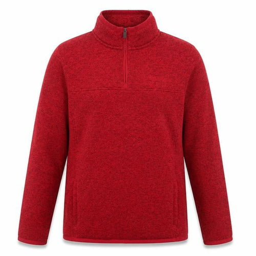 Weird Fish Women’s Red 1/4 Zip Fleece Sweatshirt Size 12