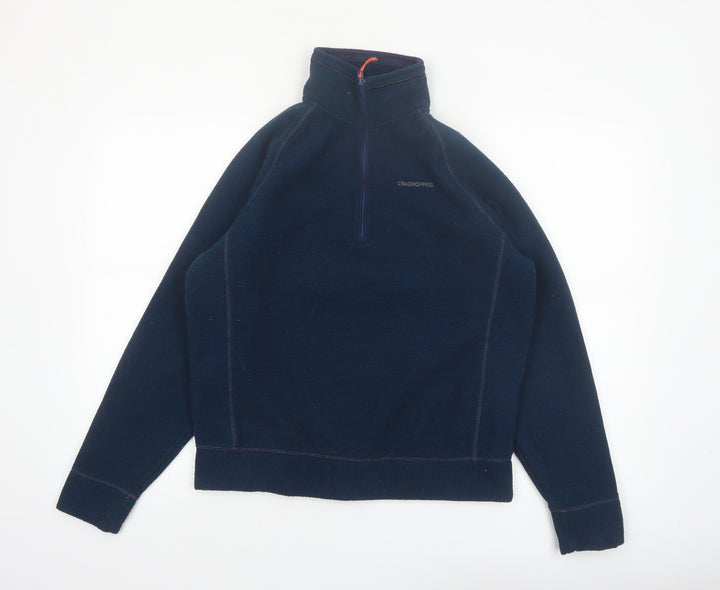 Craghoppers Men’s Blue 1/4 Zip Fleece Sweatshirt Size S