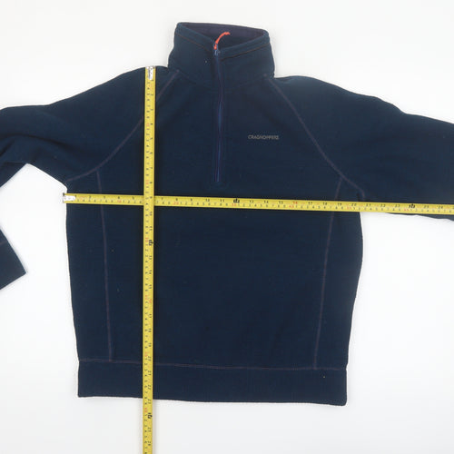Craghoppers Men’s Blue 1/4 Zip Fleece Sweatshirt Size S