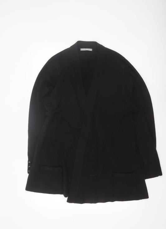 Marks and Spencer Women Black Size 22 Acrylic Cardigan Jumper
