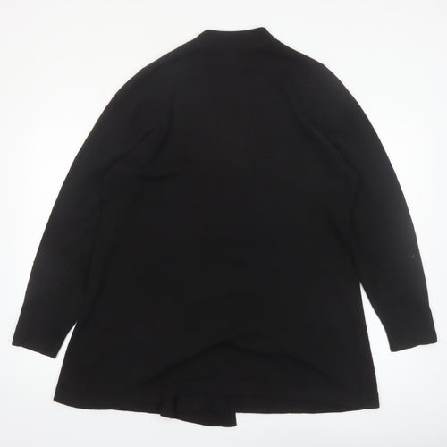 Marks and Spencer Women Black Size 22 Acrylic Cardigan Jumper