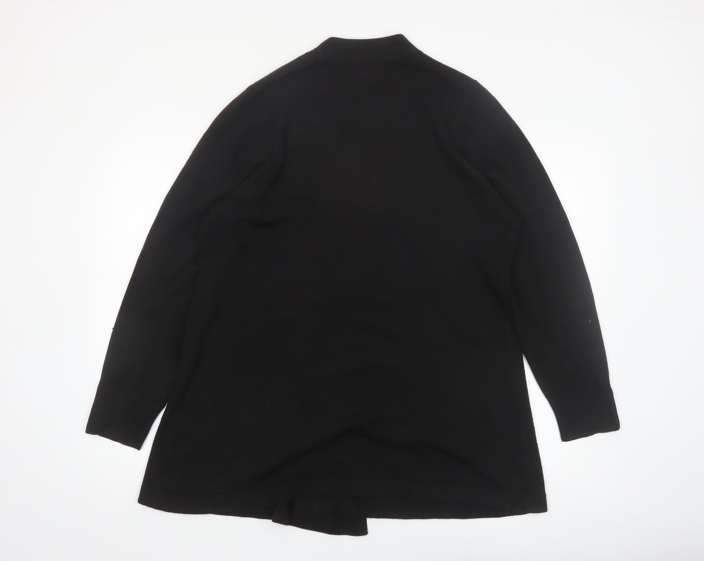 Marks and Spencer Women Black Size 22 Acrylic Cardigan Jumper