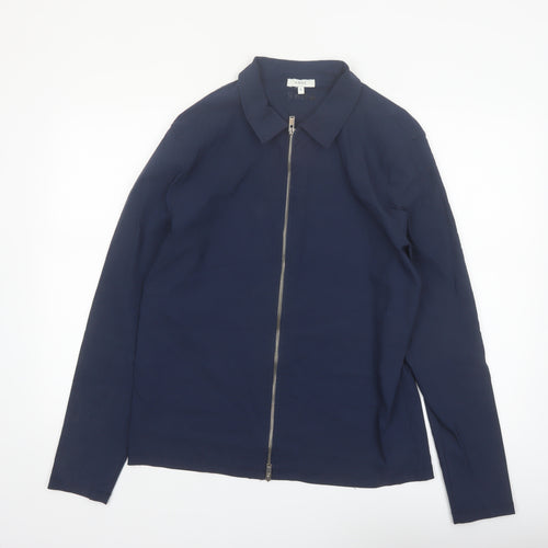 ARNE Men’s Blue Lightweight Zip Jacket L Regular Fit