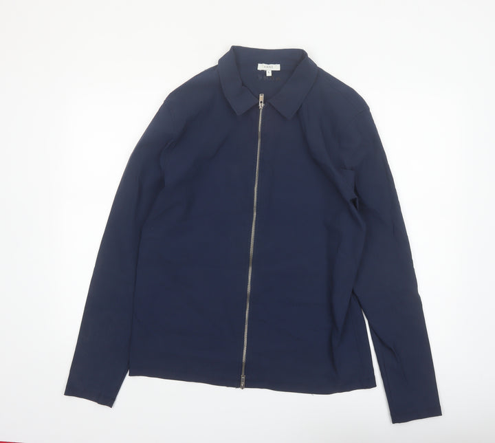 ARNE Men’s Blue Lightweight Zip Jacket L Regular Fit