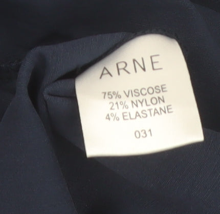 ARNE Men’s Blue Lightweight Zip Jacket L Regular Fit