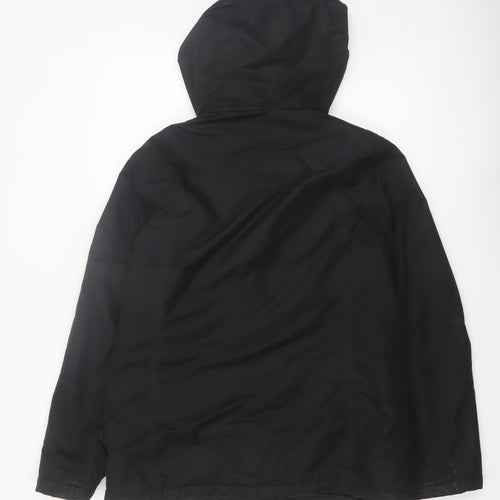 Campri Womens Black Hooded Puffer Jacket Size 14 Winter Outdoor Coat