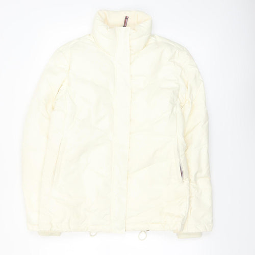 Tommy Hilfiger Women's Ivory Down Puffer Jacket Size S