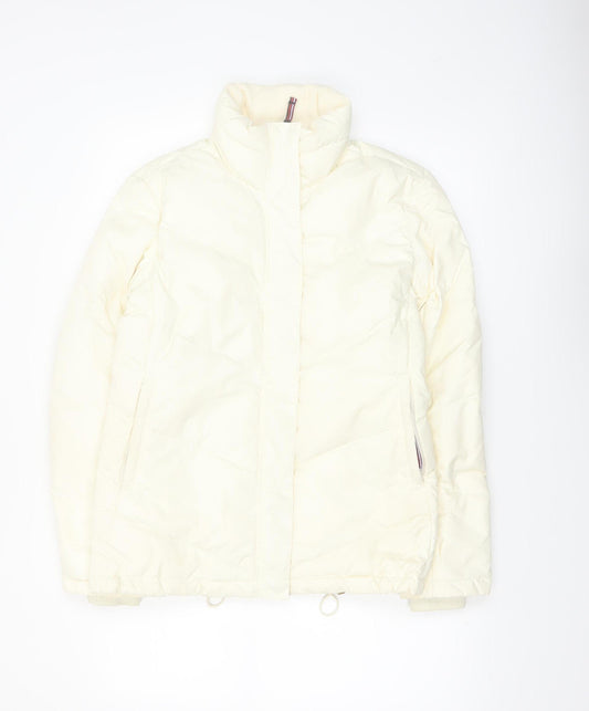 Tommy Hilfiger Women's Ivory Down Puffer Jacket Size S