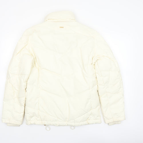 Tommy Hilfiger Women's Ivory Down Puffer Jacket Size S