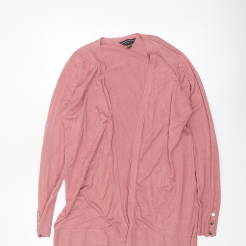 Dorothy Perkins Women’s Pink Long Sleeve Open Cardigan UK 12
