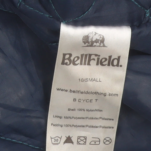 Bellfield Womens Blue Fur Hooded Parka Jacket Size 10
