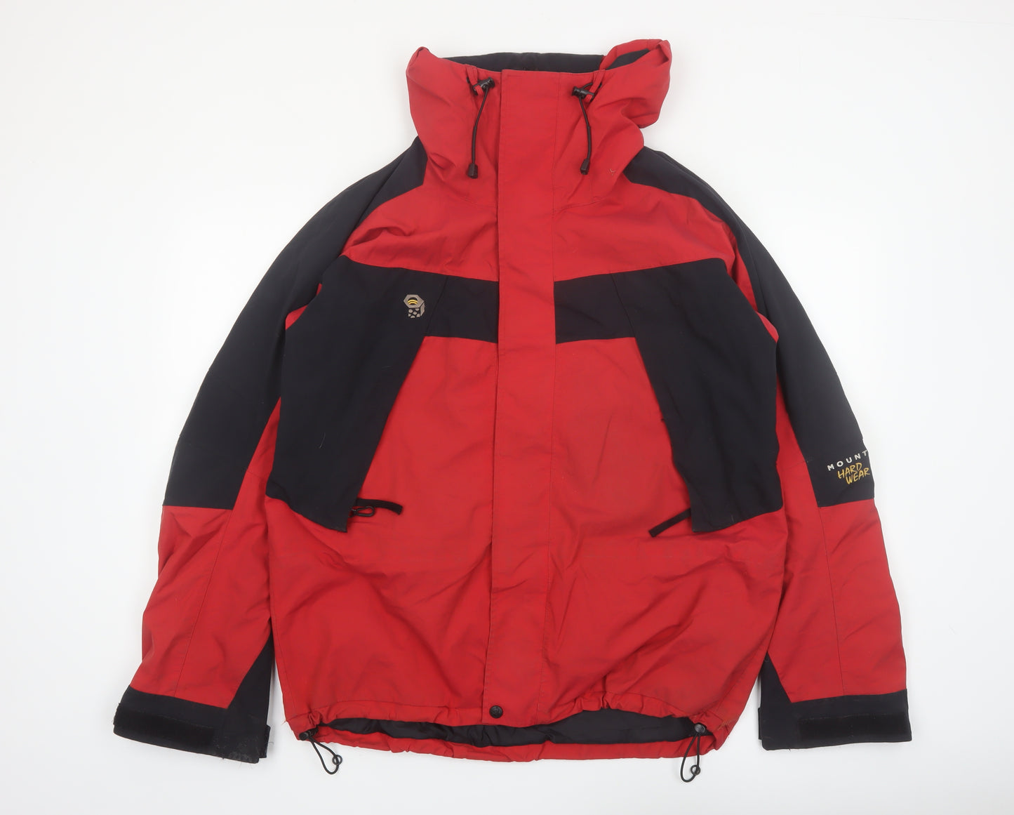 Mountain Hardwear Men’s Red Black Hooded Parka Jacket Size M