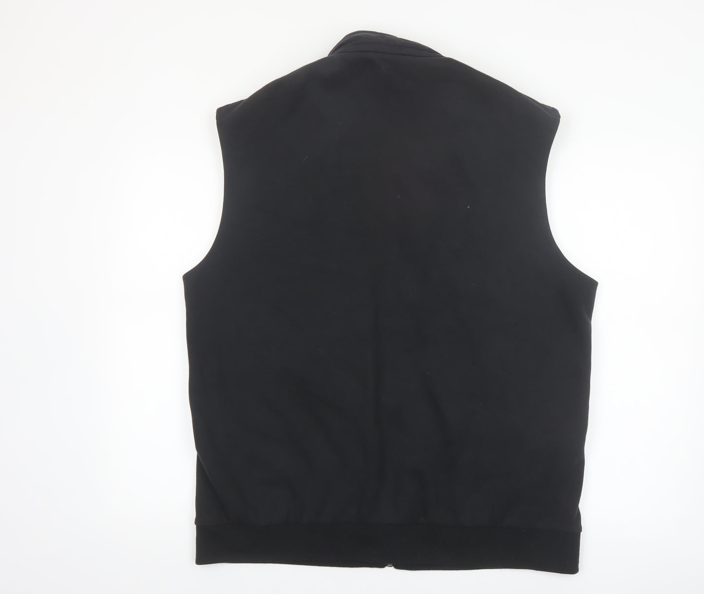 Next Men’s Black XL Quilted Bodywarmer Waistcoat Casual Zip Pockets