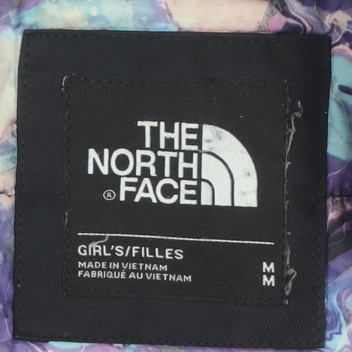 The North Face Girls Black Hooded Waterproof Ski Jacket Size 10-11 Years