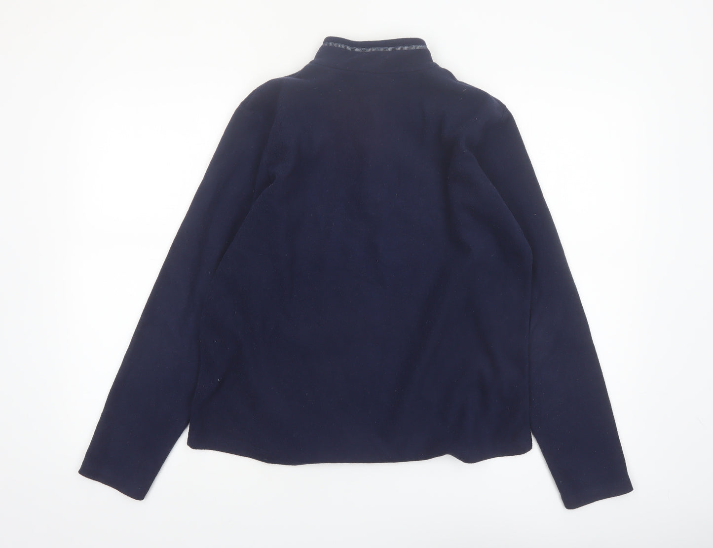 Quechua Boys Blue Fleece 1/4 Zip Pullover Sweatshirt 14-15 Years