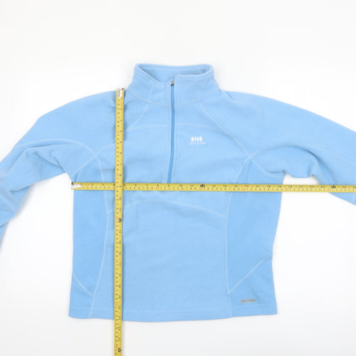 Helly Hansen Women Blue Fleece Pullover Sweatshirt XL 1/2 Zip