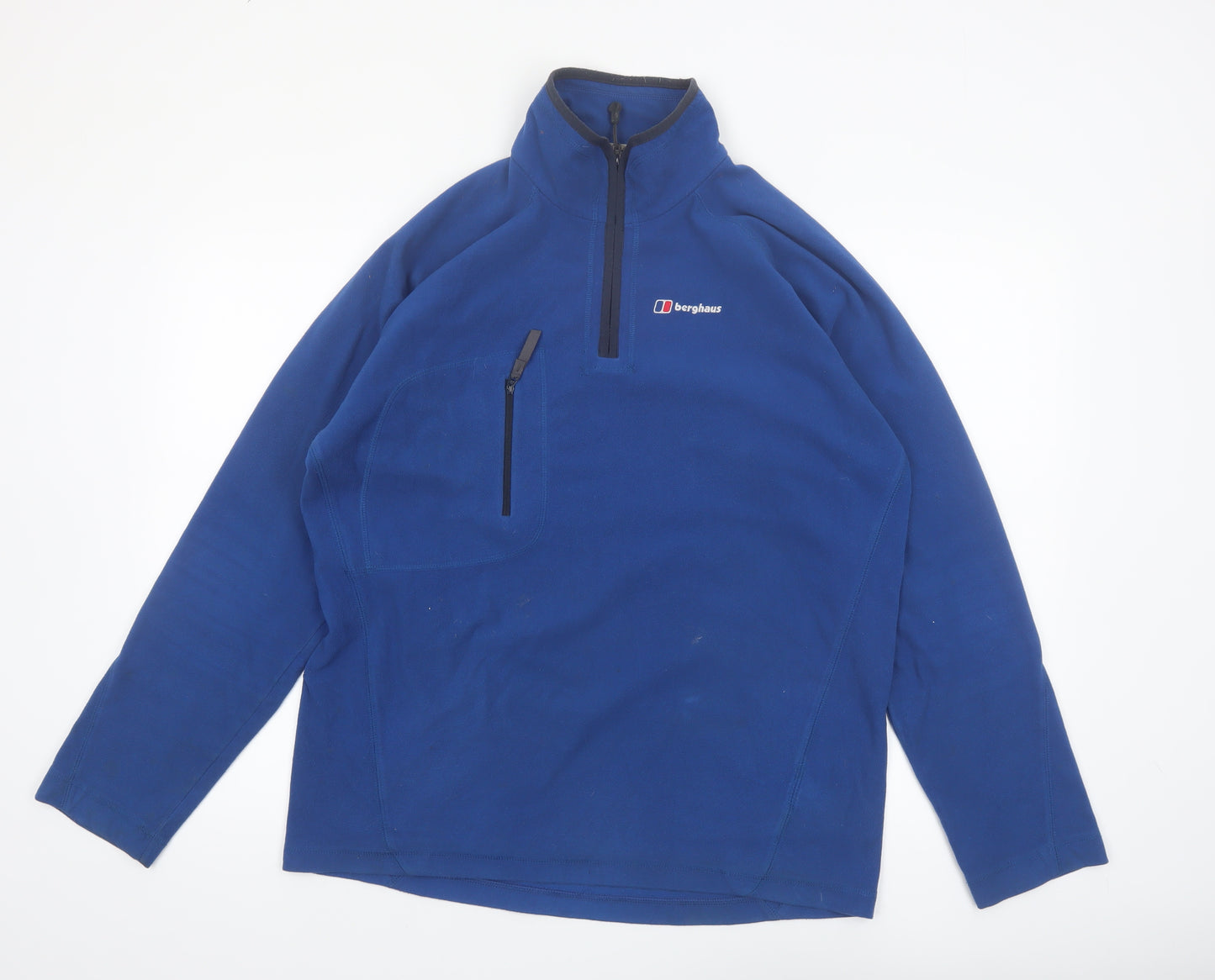 Berghaus Men's Blue Fleece Pullover Sweatshirt L Outdoor