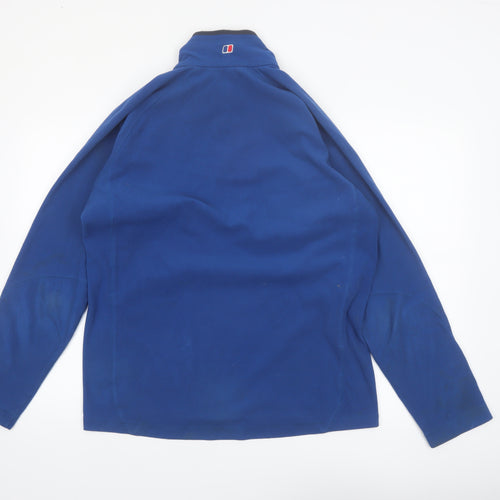 Berghaus Men's Blue Fleece Pullover Sweatshirt L Outdoor
