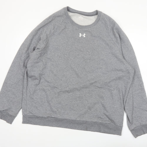 Under Armour Men's Grey XL Pullover Sweatshirt Sportswear