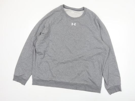 Under Armour Men's Grey XL Pullover Sweatshirt Sportswear