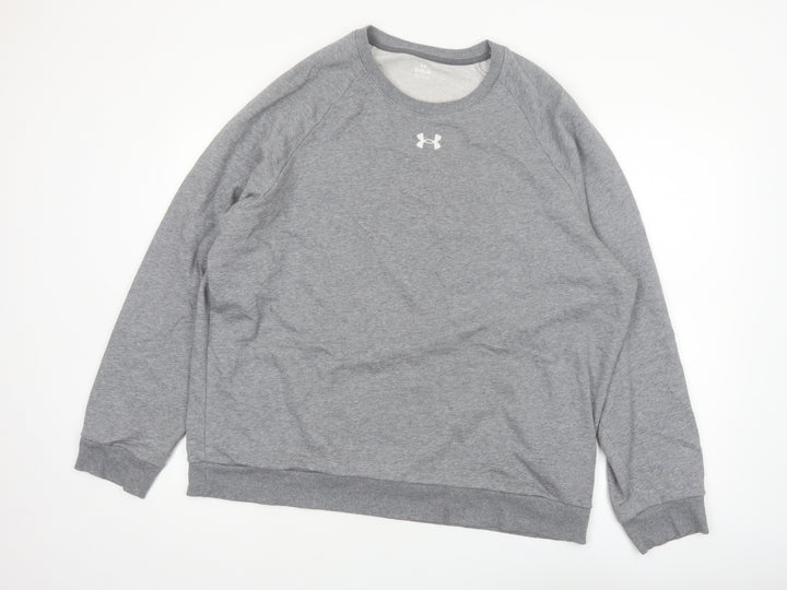 Under Armour Men's Grey XL Pullover Sweatshirt Sportswear