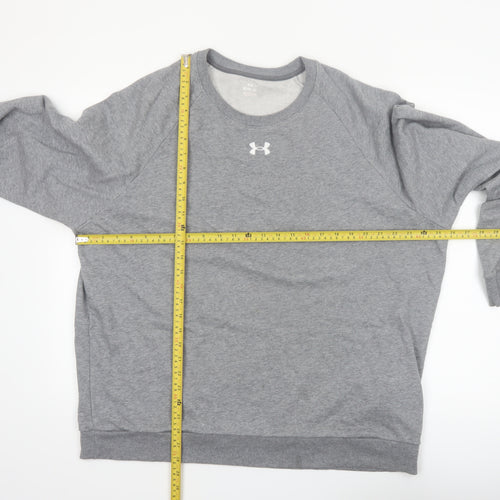 Under Armour Men's Grey XL Pullover Sweatshirt Sportswear