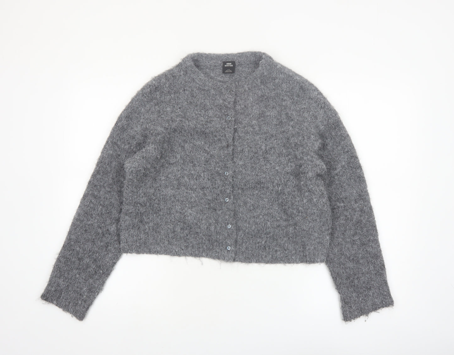 Urban Outfitters Womens Grey Chunky Knit Cardigan Size S