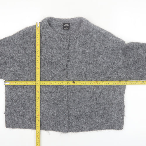 Urban Outfitters Womens Grey Chunky Knit Cardigan Size S