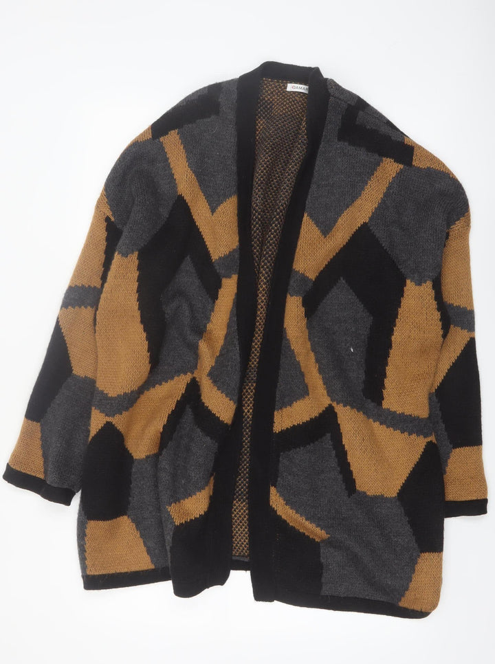 Damart Women's Multicoloured Geometric Cardigan Size 22/24