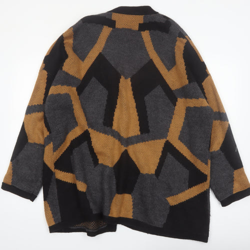 Damart Women's Multicoloured Geometric Cardigan Size 22/24