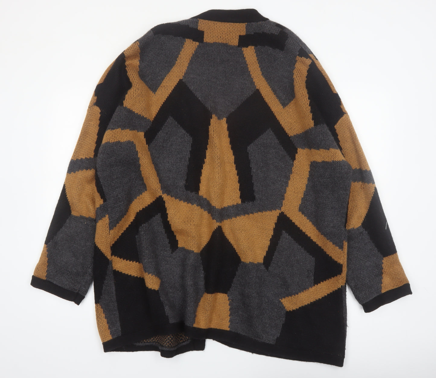 Damart Women's Multicoloured Geometric Cardigan Size 22/24