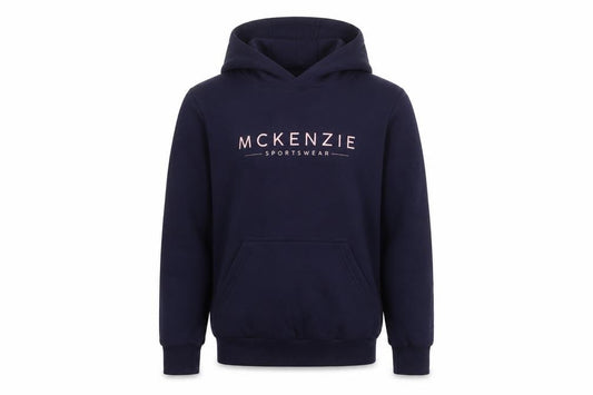McKenzie Boys Navy Pullover Hoodie 12-13 Years Cotton Blend Sportswear