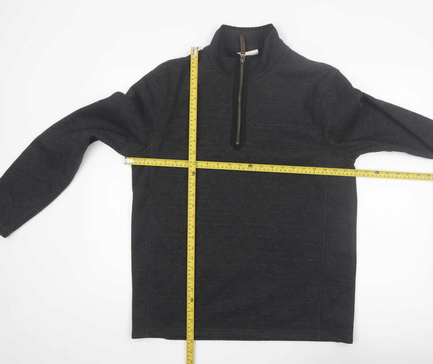 Mountain Warehouse Men's Grey 1/2 Zip Fleece Sweatshirt M