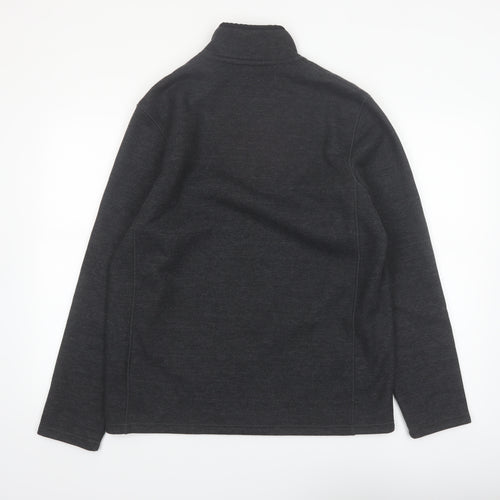 Mountain Warehouse Men's Grey 1/2 Zip Fleece Sweatshirt M